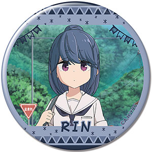 ゆるキャン△ 缶バッジ Ver.2 デザイン07(各務原なでしこ＆志摩リン