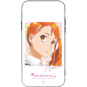あの日見た花の名前を僕達はまだ知らない。 安城鳴子 Ani-Art aqua label 強化ガラスiPhoneケース(7 Plus/8 Plus)