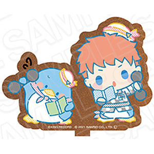 ヒプノシスマイク SANRIO NAKAYOKU EDIT ラメ入りアクリルスタンド 毒島メイソン理鶯×タキシードサム