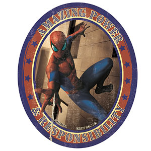 マーベル トラベルステッカー スパイダーマン(3)