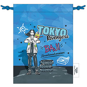東京リベンジャーズ・サンリオキャラクターズ 巾着 (4)場地圭介 ver