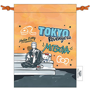 東京リベンジャーズ・サンリオキャラクターズ 巾着 (6)三ツ谷隆 ver