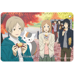 夏目友人帳 描き下ろしイラスト みんなで焼き芋ver. 1ポケットパスケース