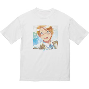 アニメ「ヘタリア World★Stars」 アメリカ Ani-Art aqua label BIGシルエットTシャツ ユニセックス L