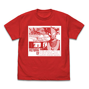 『帰ってきたウルトラマン』庵野秀明イラストVer. Tシャツ/HIGH RED-XL
