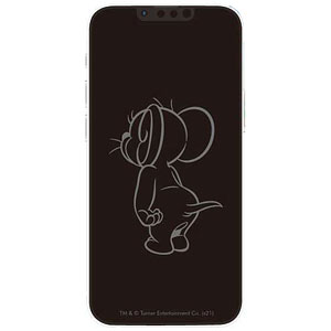 トムとジェリー iPhone 13/13 Pro対応 ガラススクリーンプロテクター バックスタイル