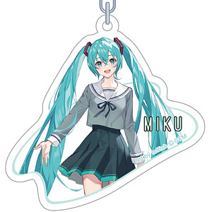 初音ミクシリーズ ホログラムアクリルキーホルダー KAITO 学生服