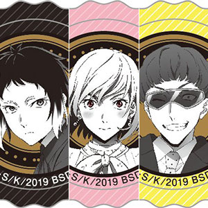 文豪ストレイドッグス 王冠バッジセット 芥川＆樋口＆梶井