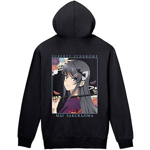 青春ブタ野郎はバニーガール先輩の夢を見ない 描き下ろし 桜島麻衣 和風ハロウィン ジップパーカー メンズ XS