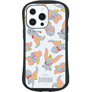 ディズニーキャラクター iPhone 13 Pro 対応 ハイブリッドガラスケース ダンボ