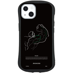 MARVEL iPhone 13 対応 ハイブリッドガラスケース ハルク