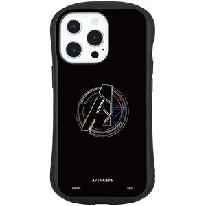 MARVEL iPhone 13 Pro 対応 ハイブリッドガラスケース ロゴ