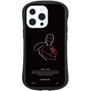 MARVEL iPhone 13 Pro 対応 ハイブリッドガラスケース アイアンマン