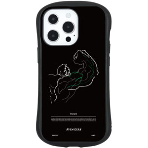 MARVEL iPhone 13 Pro 対応 ハイブリッドガラスケース ハルク