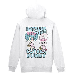 【レア】エスターバニー♡初音ミクコラボパーカーです^_^ 初音ミク MikuWorldCollab Esther Bunny ジップパーカー ver.B メンズ