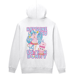 初音ミク MikuWorldCollab Esther Bunny ジップパーカー ver.B メンズ XXL