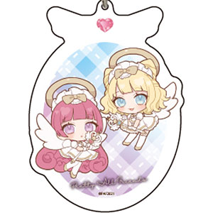 デカアクリルキーホルダー「プリティーオールフレンズ」01/天使ver.みれぃ＆そふぃ(ミニキャラ)