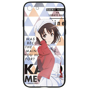 冴えない彼女の育てかた Fine 加藤恵 強化ガラスiPhoneケース 私服ver./7・8・SE(第2世代)共用