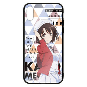 冴えない彼女の育てかた Fine 加藤恵 強化ガラスiPhoneケース 私服ver./X・Xs共用