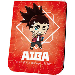 レザーフセンブック「ベイブレードバースト」12/赤刃アイガ(ミニキャラ)