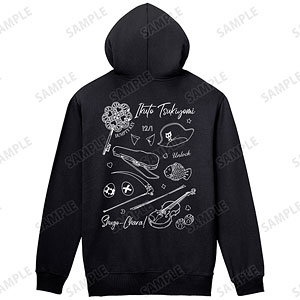 しゅごキャラ！ 月詠幾斗 Ani-Sketch バックプリントジップパーカー レディース XXL