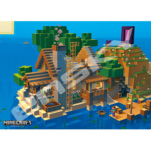 ジグソーパズル Minecraft Beach Cabin 500ピース (500-501)