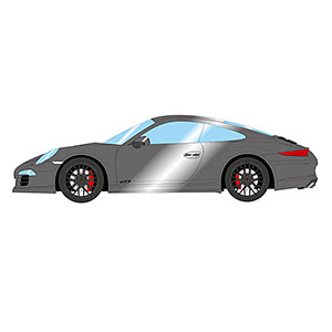 1/43 ポルシェ 911 (991) カレラ4 GTS 2014 アゲートグレーメタリック