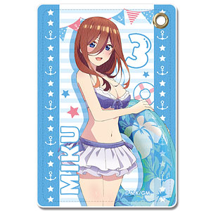 五等分の花嫁　中野三玖　水着　合皮　カードケース　匿名配送　新品未使用　ケース 合皮製デッキケース 映画 五等分の花嫁「中野 三玖」水着Ver