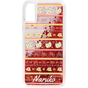 弱虫ペダル GLORY LINE 鳴子章吉 モチーフ柄 グリッターiPhoneケース(12/12 Pro)