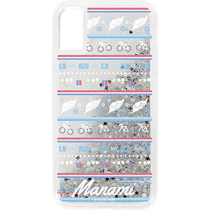 弱虫ペダル GLORY LINE 真波山岳 モチーフ柄 グリッターiPhoneケース(6/6s/7/8/SE(第2世代))