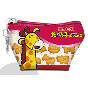 イヤフォンポーチ たべっ子どうぶつ03 きりん