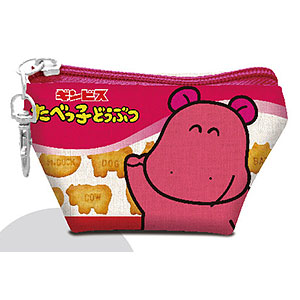 イヤフォンポーチ たべっ子どうぶつ04 かば