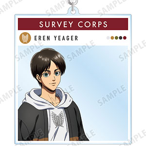 進撃の巨人 描き下ろしイラスト エレン シミラールックver. フォトフレーム風BIGアクリルキーホルダー