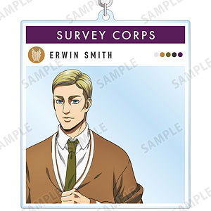 進撃の巨人 描き下ろしイラスト エルヴィン シミラールックver. フォトフレーム風BIGアクリルキーホルダー