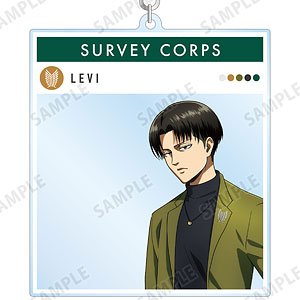 進撃の巨人 描き下ろしイラスト リヴァイ シミラールックver. フォトフレーム風BIGアクリルキーホルダー