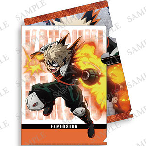 僕のヒーローアカデミア A4クリアファイル2枚セット 屈強ヒーローver. 爆豪勝己