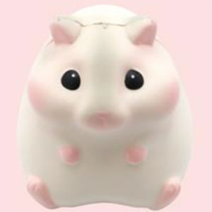 コロコロふんわりハムスター パールホワイト