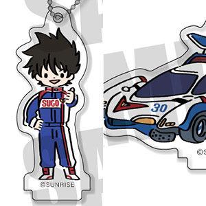 サイバーフォーミュラ　トレーディングスティックアクリルキーホルダー 全8種 1箱 TF アクリルキーホルダー トレイン (07101046)