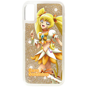 ハートキャッチプリキュア！ 描き下ろしイラスト キュアサンシャイン グリッターiPhoneケース(X/XS)