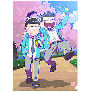 おそ松さん 一松＆十四松(春) A4クリアファイル