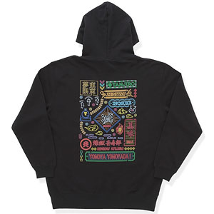 鬼滅の刃 ネオングラフィックパーカー 無限列車編 XL