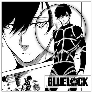 ブルーロック 台紙付き缶バッジ 凛