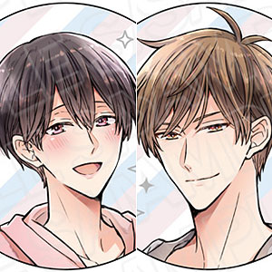 グランツ6周年記念展 カンバッジセット 蓮くんは剥いたらおんなのこ。