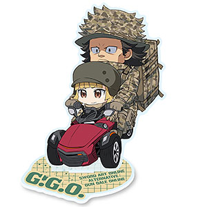 ソードアート・オンライン オルタナティブ GGO きゃらいど フカ次郎＆エムonトライクアクリルスタンド