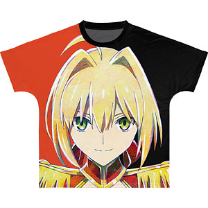 Fate/Grand Order ネロ・クラウディウス Ani-Art フルグラフィックTシャツ ユニセックス XL