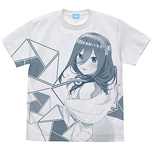 映画「五等分の花嫁」 中野三玖 オールプリントTシャツ ウェディングドレスVer./WHITE-L