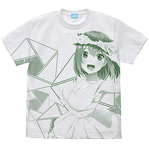 映画「五等分の花嫁」 中野四葉 オールプリントTシャツ ウェディングドレスVer./WHITE-XL