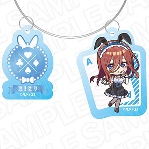 TVアニメ「五等分の花嫁∬」 ワイヤーキーホルダー 三玖 カジノ ver.