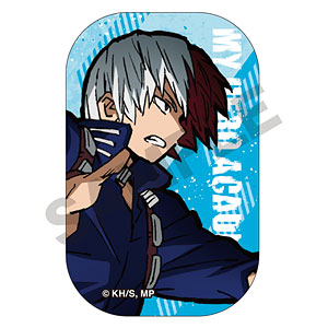 僕のヒーローアカデミア ながかく缶バッジ 轟焦凍