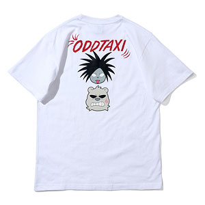 オッドタクシー イラストTシャツ＆ステッカーセット ヤノ＆関口 ホワイト M